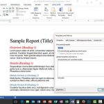 Microsoft Word Not Saving Changes Made to Styles