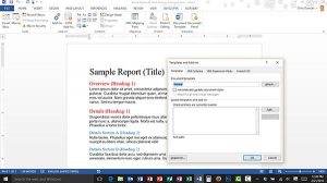 Microsoft Word Not Saving Changes Made to Styles