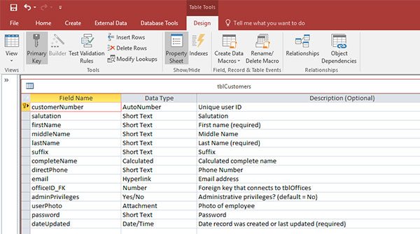 Primary Keys and Foreign Keys in Access  CDA Computer Tips