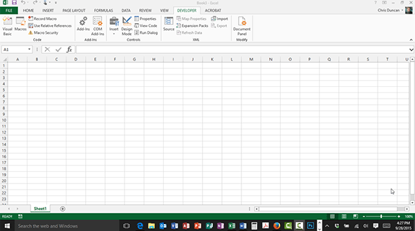 Creating your first macro in Excel